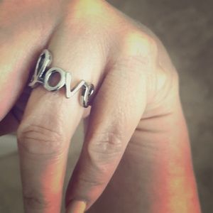 LOVE ring.